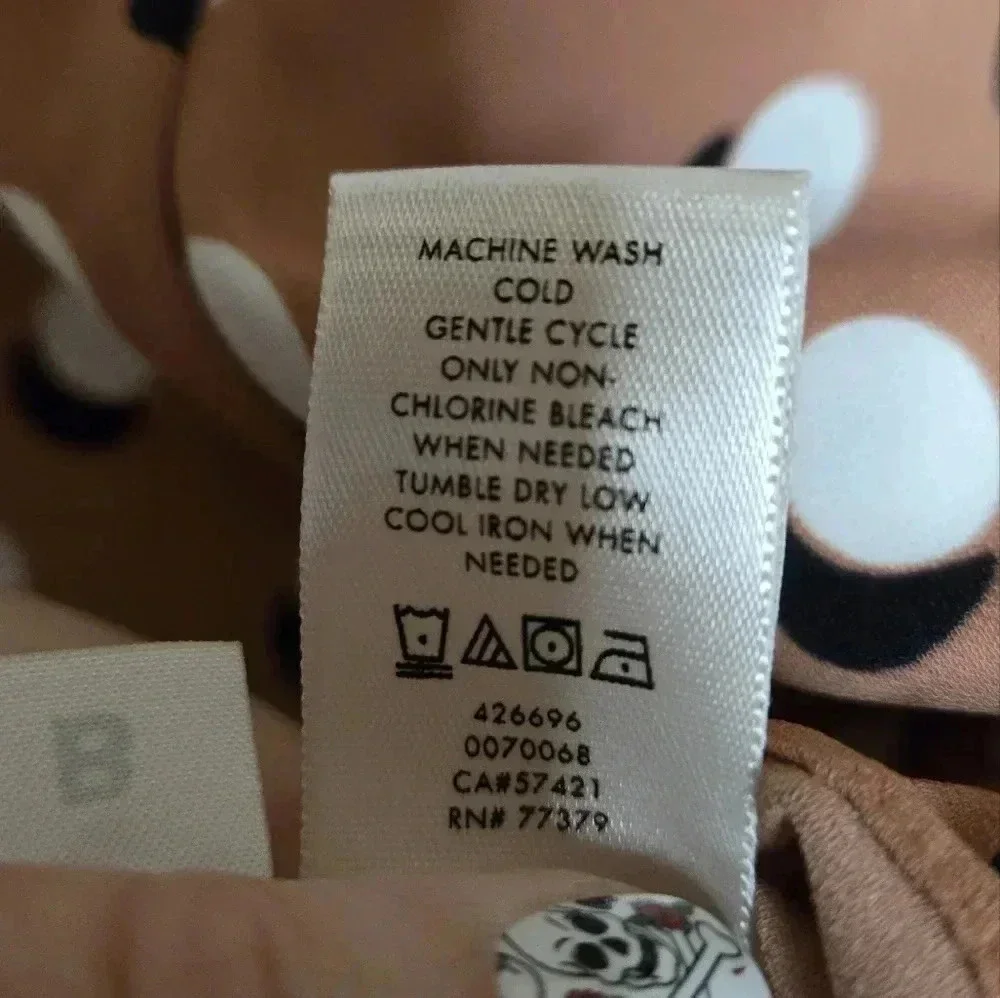 Ann Taylor Polka Dot Ruffle Hem Blouse - Size MEDUIM - Picture 4 of 7